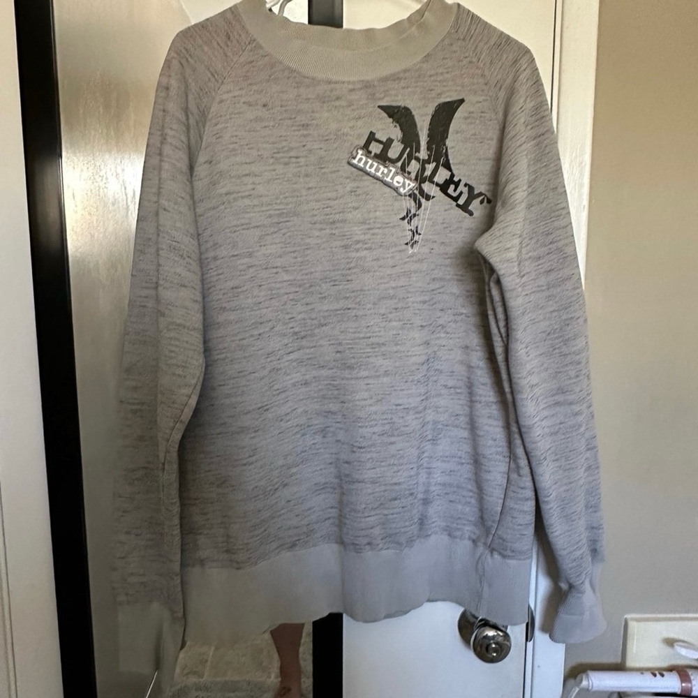 Vintage Hurley Gray Men's Sweat Shirt